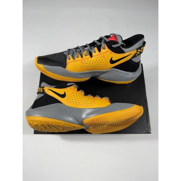 Nike Zoom Freak 2 Shoes Mens Size 9 Black Grey Yellow Basketball CK5424-006 main image 7